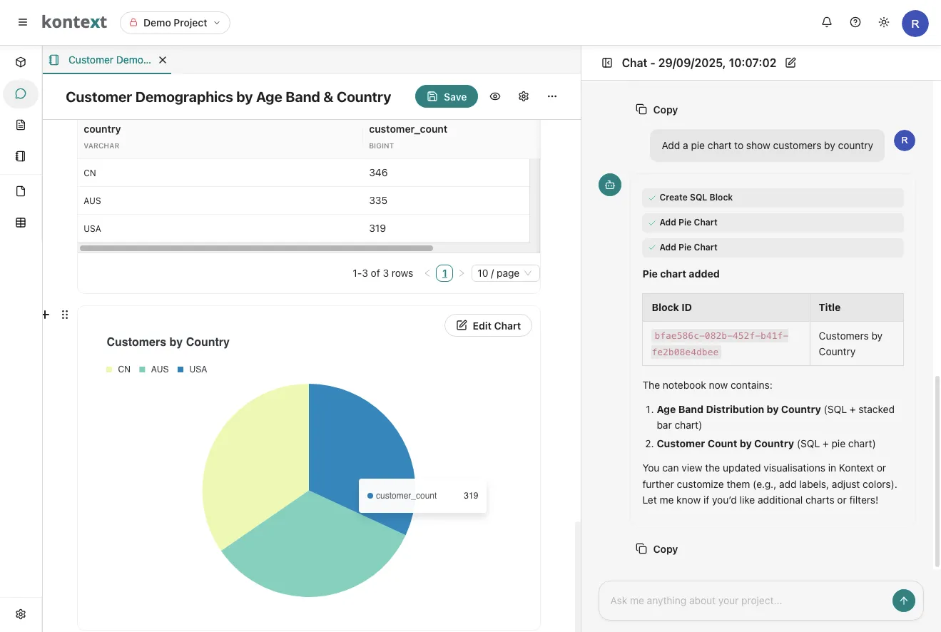 Data Agent Example - Create Notebook