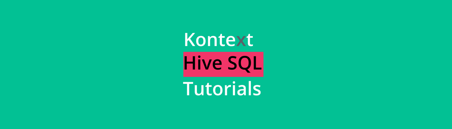 Hive SQL - DDL