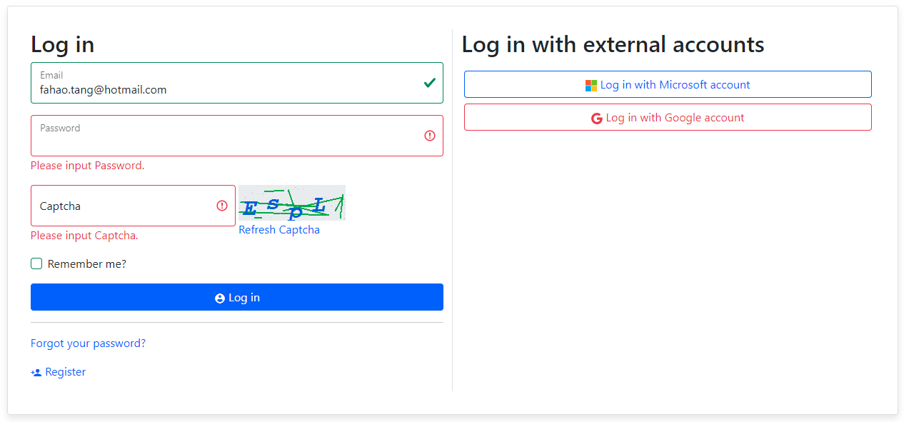 Verzwakken Ewell katje jQuery Unobtrusive Validation with Bootstrap 5 CSS