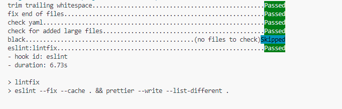 Pre-commit setup in monorepo structure for Vue and Nuxt projects